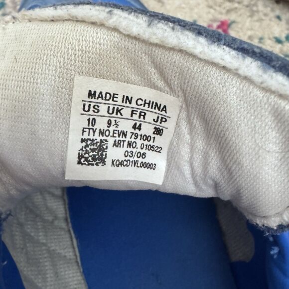 Adidas‎ Vintage Blue Samba Millennium World Cup Shoes Italy Men’s Size 10 - Picture 6 of 10